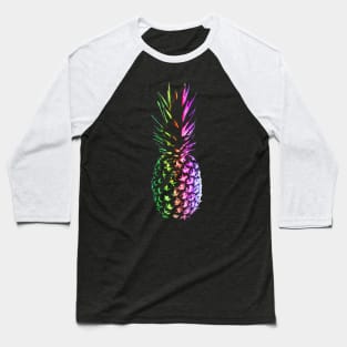 Rainbow Pineapple Baseball T-Shirt